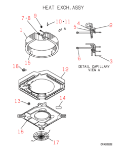 FDTN258H HEAT EXCH. ASSY