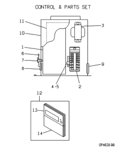 FDTQJ28HKXE3 CONTROL AND PARTS SET