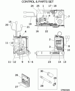 FDTS71KXE6D CONTROL AND PARTS SET