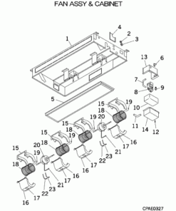 FDTS71KXE6D FAN ASSY AND CABINET