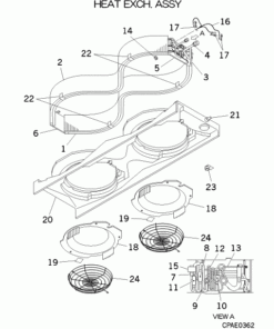 FDTW112KXE6D HEAT EXCH. ASSY