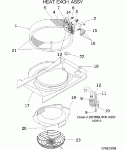 FDTW28KXE6D HEAT EXCH. ASSY
