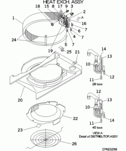 FDTWA45KXE4BR HEAT EXCH. ASSY
