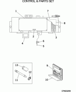 FDTWA56KXE4BR CONTROL AND PARTS SET