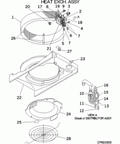 FDTWA56KXE4BR HEAT EXCH. ASSY