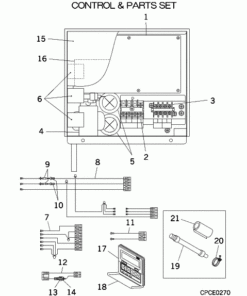 FDU140V CONTROL AND PARTS SET