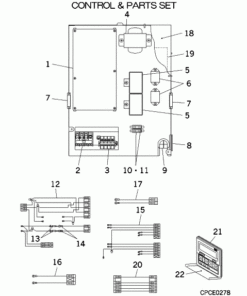FDU224KXE6D CONTROL AND PARTS SET