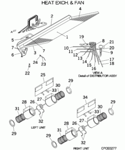 FDU280KXE6D/1 HEAT EXCH. AND FAN