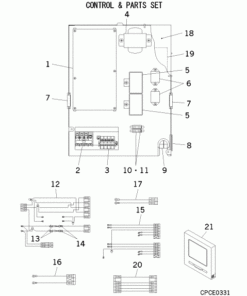 FDU280KXE6F/1 CONTROL AND PARTS SET