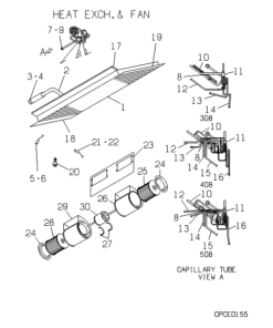 FDU308-A HEAT EXCH. AND FAN