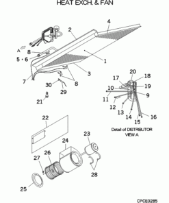 FDU500FKXE6D HEAT EXCH. AND FAN