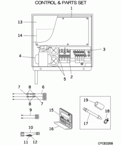 FDU71V CONTROL AND PARTS SET