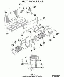 FDU71V HEAT EXCH. AND FAN