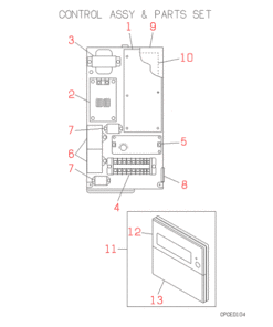 FDU808-A CONTROL AND PARTS SET