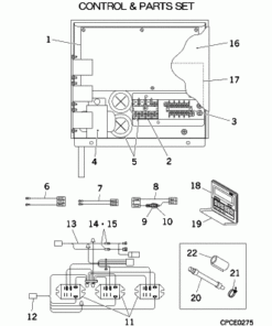 FDU90KXE6 CONTROL AND PARTS SET