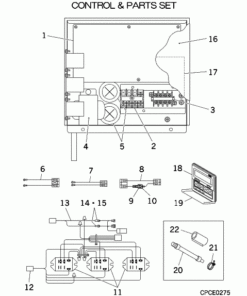 FDU90KXE6D CONTROL AND PARTS SET