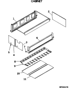 FDUA1001 CABINET ASSY