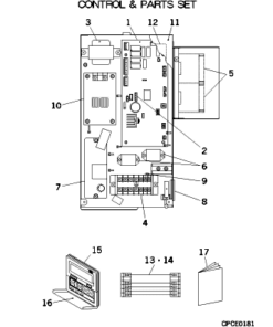 FDUA1001 CONTROL AND PARTS SET