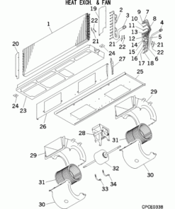 FDUA100VF/1 HEAT EXCH. AND FAN