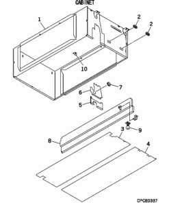 FDUA140VF/1 CABINET ASSY