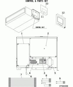 FDUA71VF/1 CONTROL AND PARTS SET