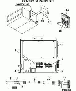 FDUH22KXE6D CONTROL AND PARTS SET