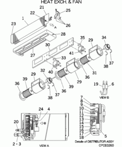 FDUM112KXE6D HEAT EXCH. AND FAN