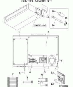 FDUM125VF CONTROL AND PARTS SET