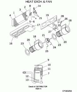 FDUM50V HEAT EXCH. AND FAN