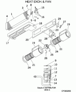 FDUM60V HEAT EXCH. AND FAN