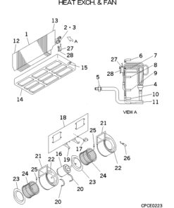 FDURA301R HEAT EXCH. AND FAN