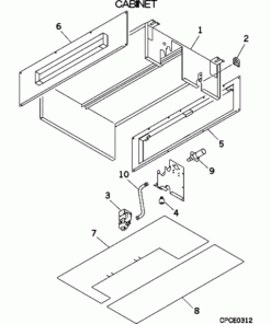 FDUT22KXE6D CABINET ASSY