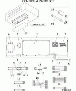 FDUT45KXE6D CONTROL AND PARTS SET
