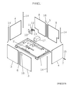 GHCP450HMTE4 PANEL ASSY