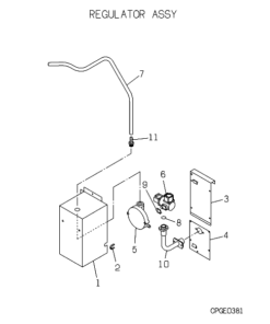 GHCP450HMTE4 REGULATOR ASSY