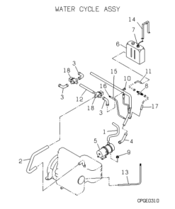 GHCP560HMTE4 WATER CYCLE ASSY