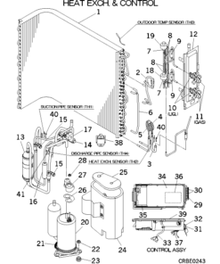 SCM40ZF-S HEAT EXCH. AND CONTROL