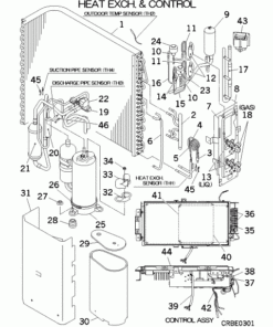 SCM40ZJ-S HEAT EXCH. AND CONTROL