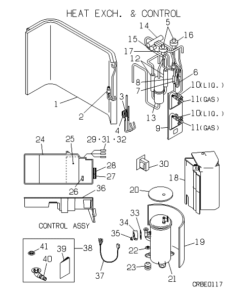 SCM45ZA HEAT EXCH. AND CONTROL