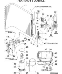SCM45ZF-S HEAT EXCH. AND CONTROL