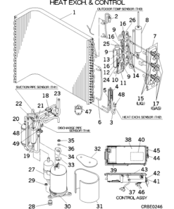 SCM60ZF-S HEAT EXCH. AND CONTROL