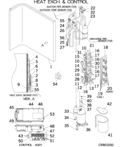 SCM80ZD-S HEAT EXCH. AND CONTROL