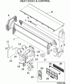 SKM22ZF-S HEAT EXCH. AND CONTROL