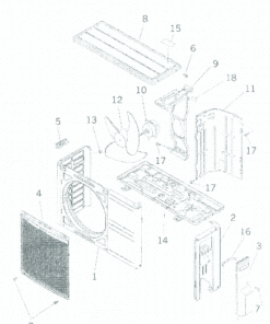 SRC10CHVA PANEL AND FAN ASSY