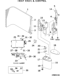 SRC25ZDA-S HEAT EXCH. AND CONTROL