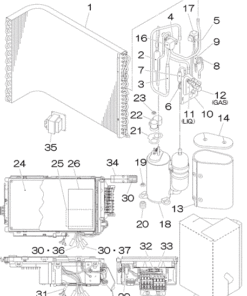 SRC25ZMXA-S/A HEAT EXCH. AND CONTROL