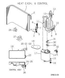 SRC35ZAA HEAT EXCH. AND CONTROL