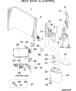 SRC35ZDX-S HEAT EXCH. AND CONTROL