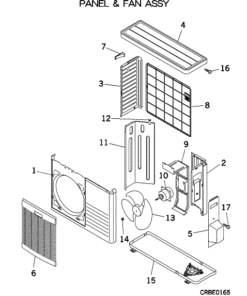 SRC40HCA-S PANEL AND FAN ASSY