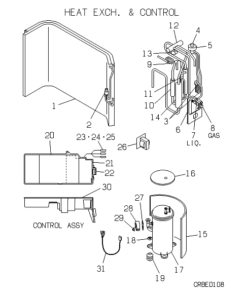SRC502Z-L HEAT EXCH. AND CONTROL
